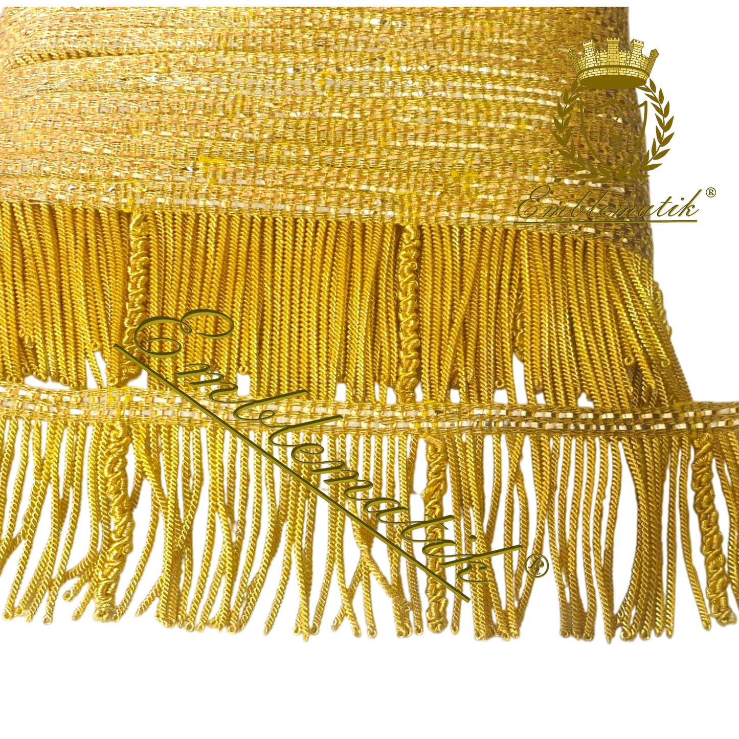 Bullion/Metal Wire Fringe Rich design