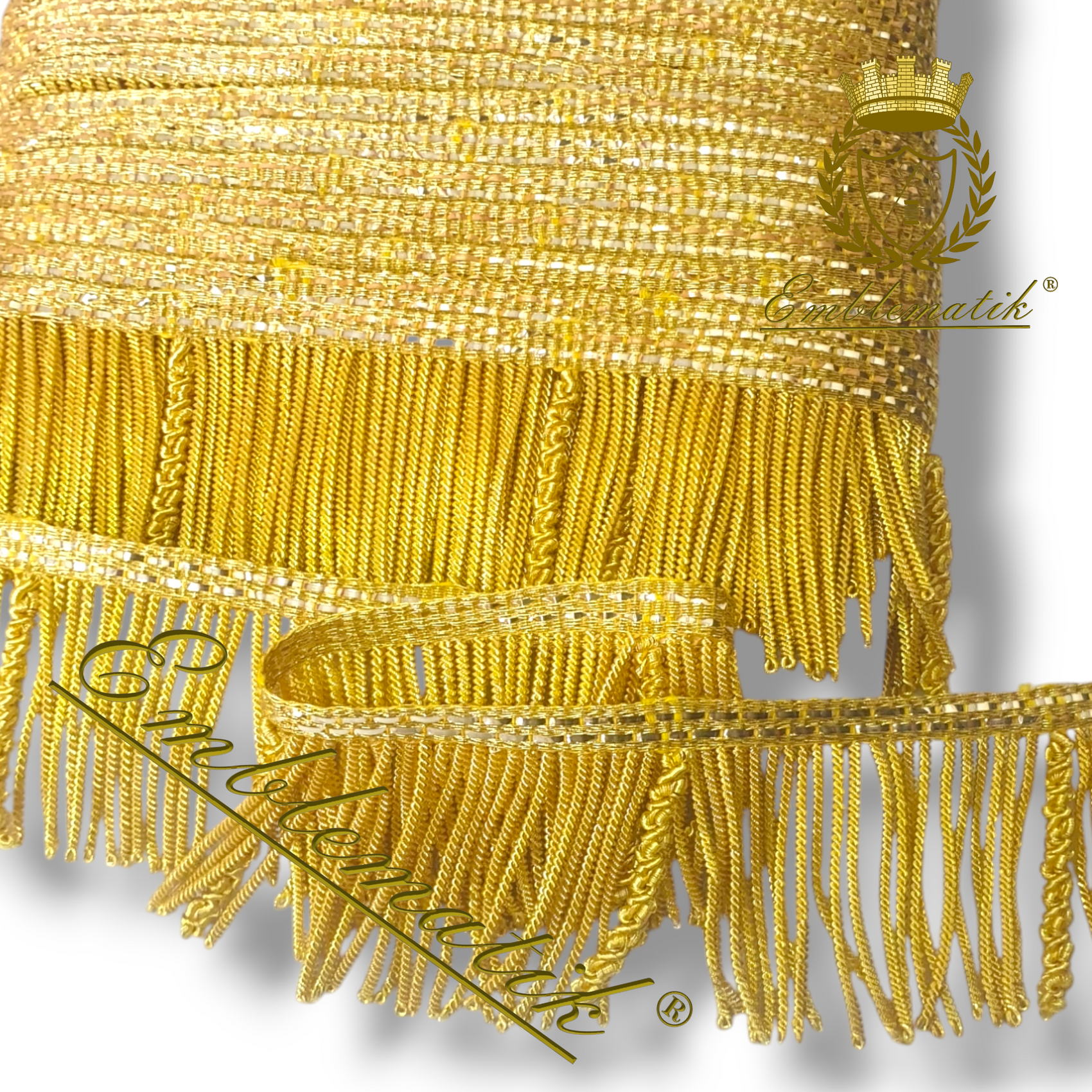 Bullion/Metal Wire Fringe Rich design