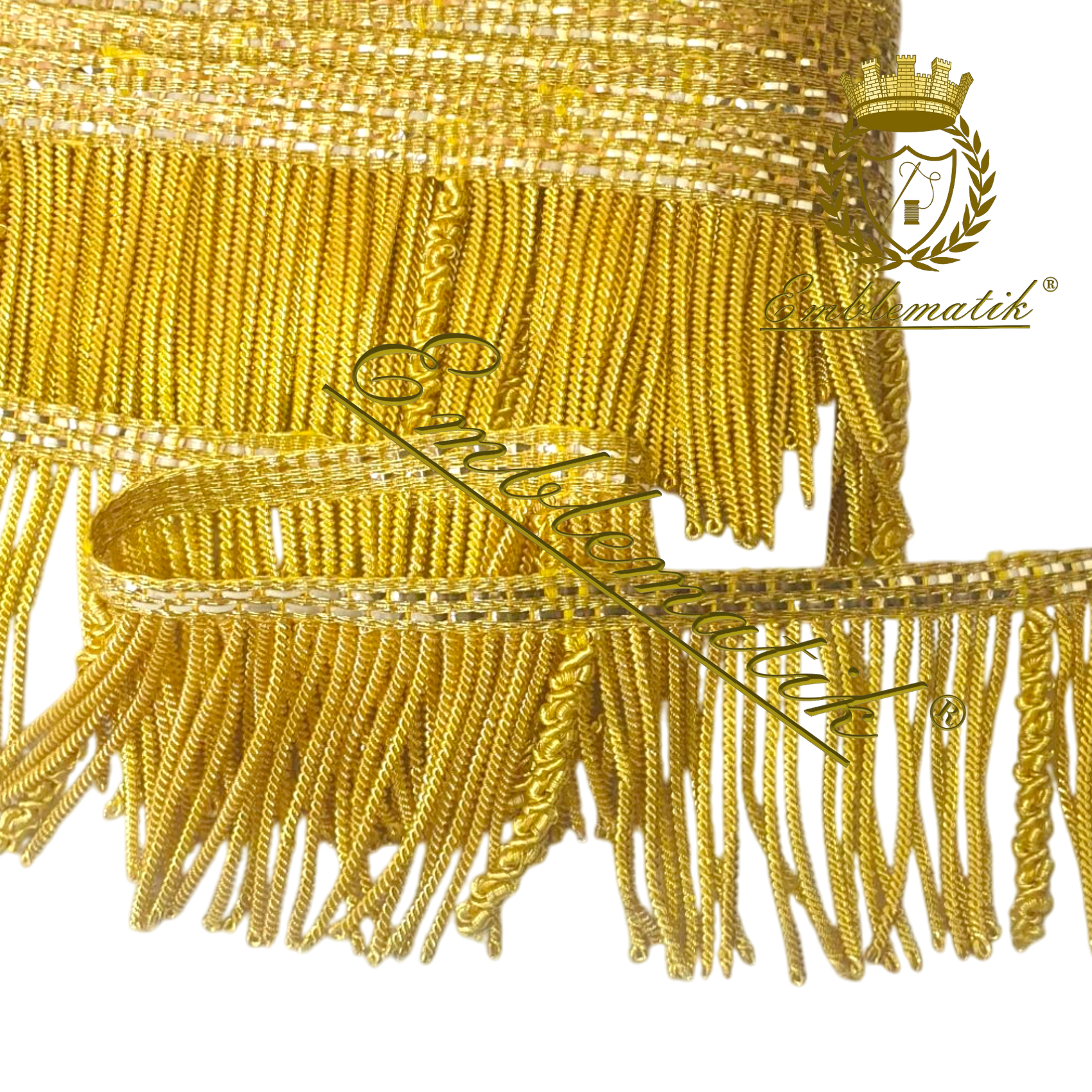 Bullion/Metal Wire Fringe Rich design