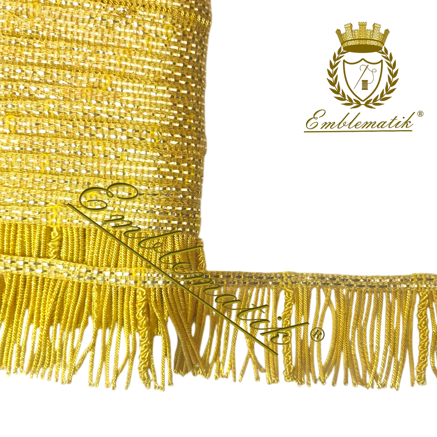 Bullion/Metal Wire Fringe Rich design