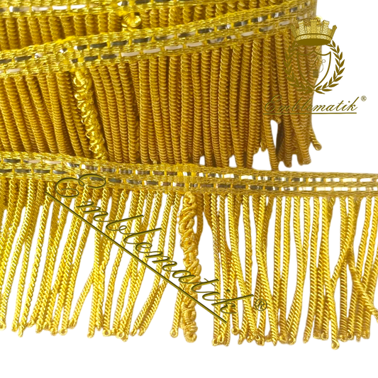 Bullion/Metal Wire Fringe Rich design