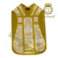 Roman Chasuble White Floral Low Mass Set