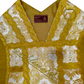 Roman Chasuble White Floral Low Mass Set