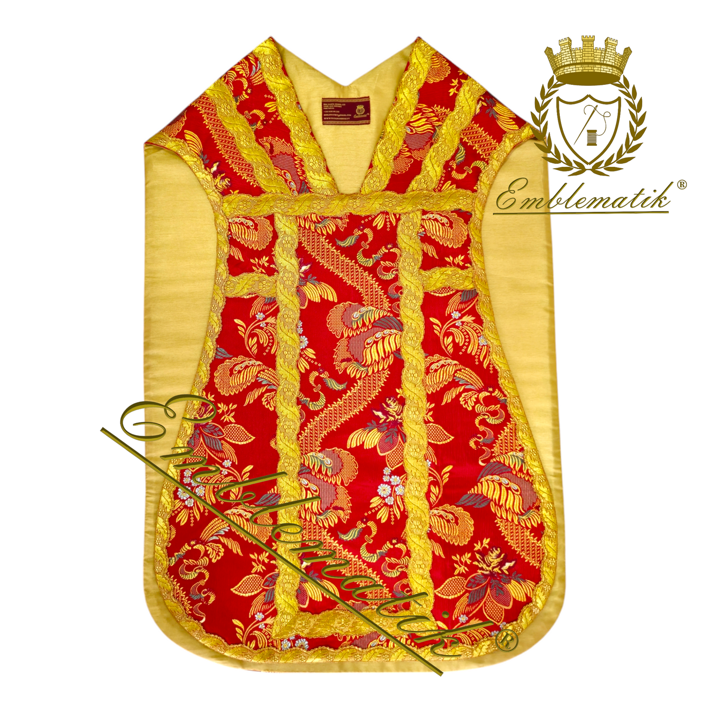 Red Roman Vestment Low Mass Set