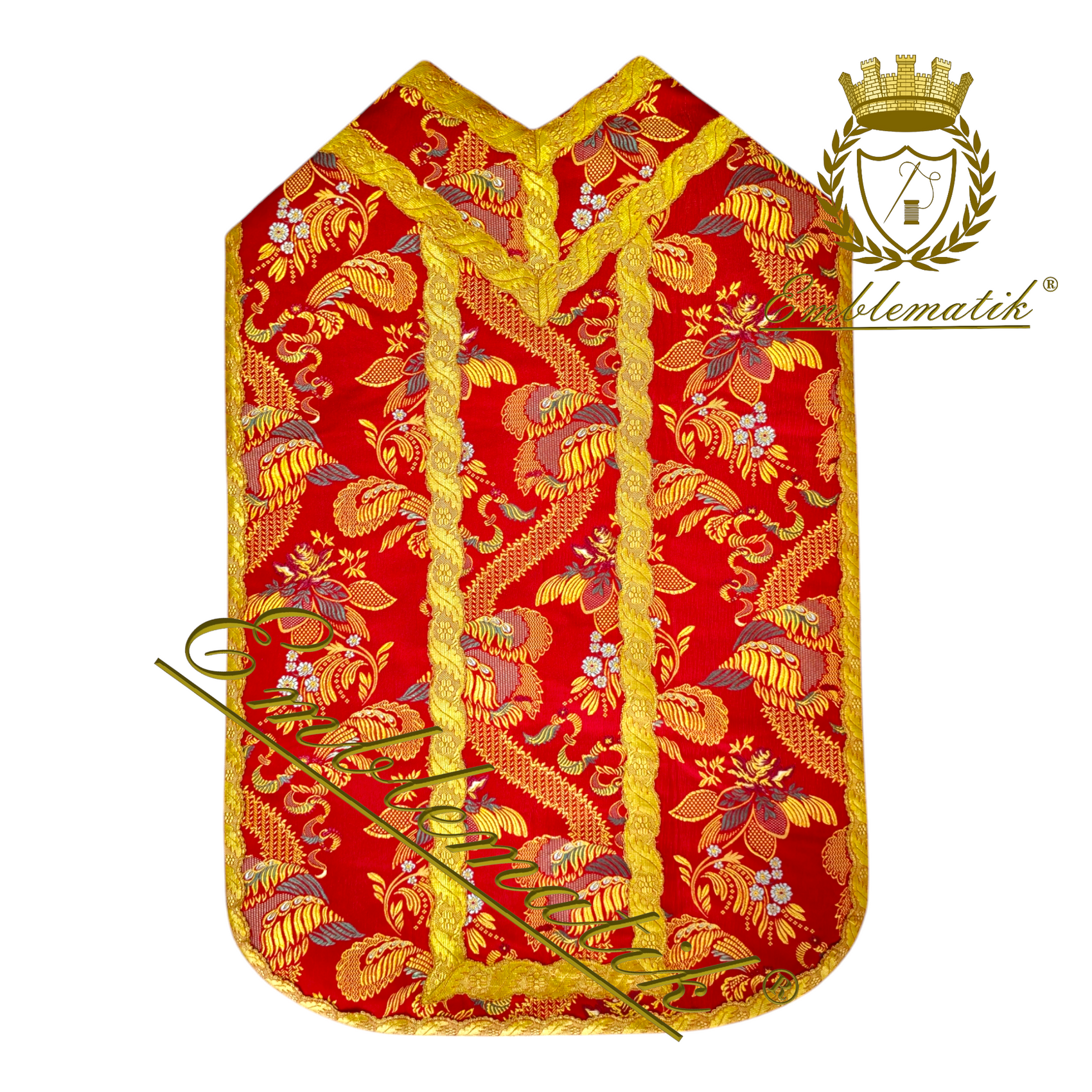 Red Roman Vestment Low Mass Set