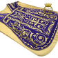 Roman Chasuble Purple Metallic Embroidered Agnus Dei