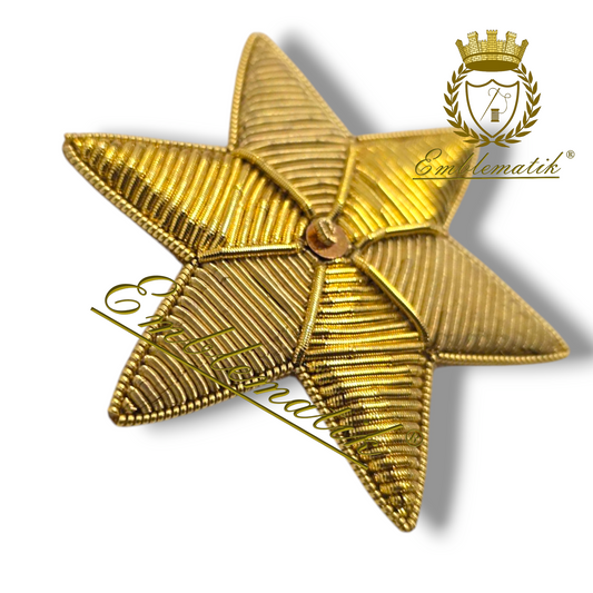 Bullion Embroidered Star