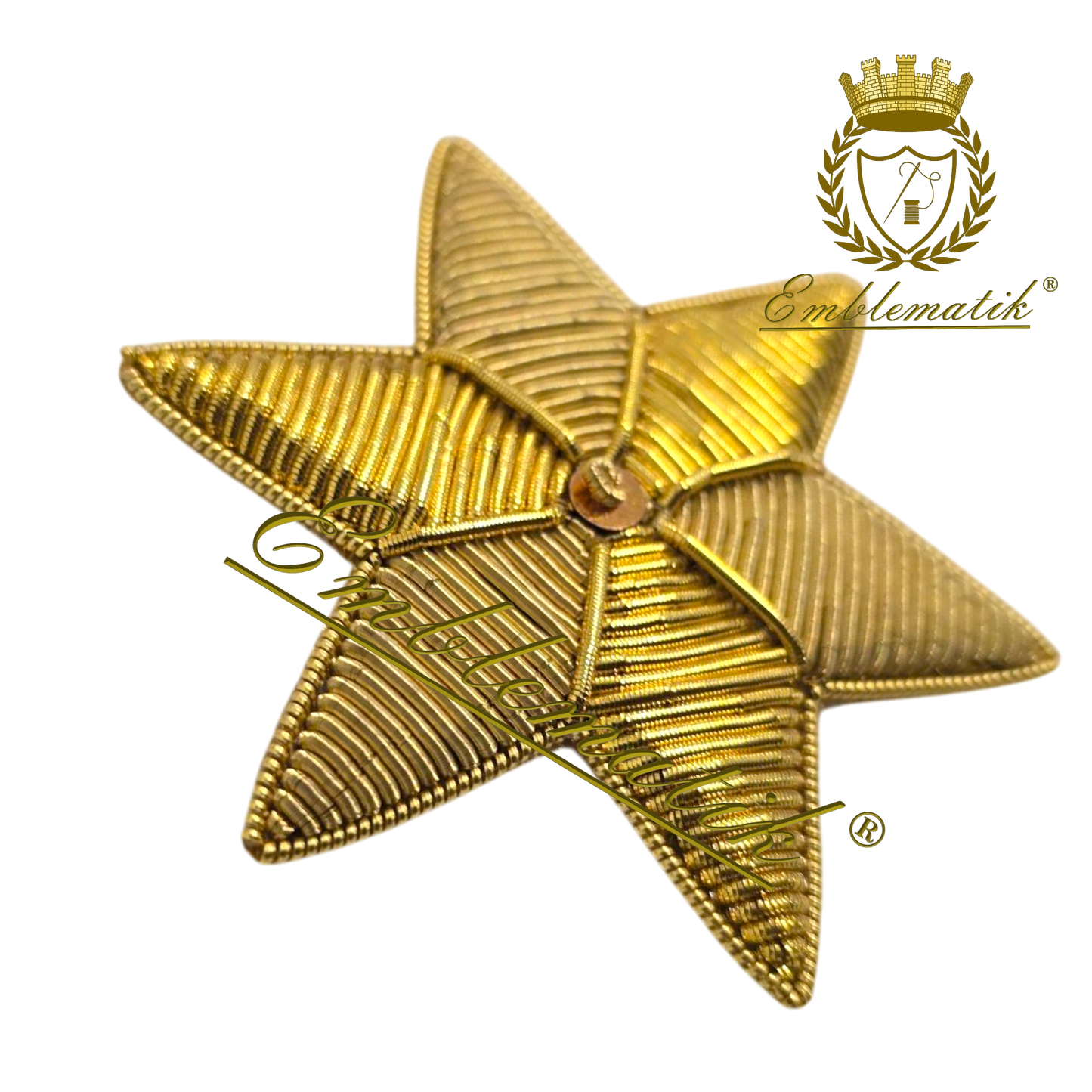 Bullion Embroidered Star