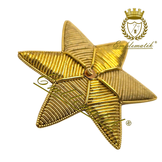 Bullion Embroidered Star