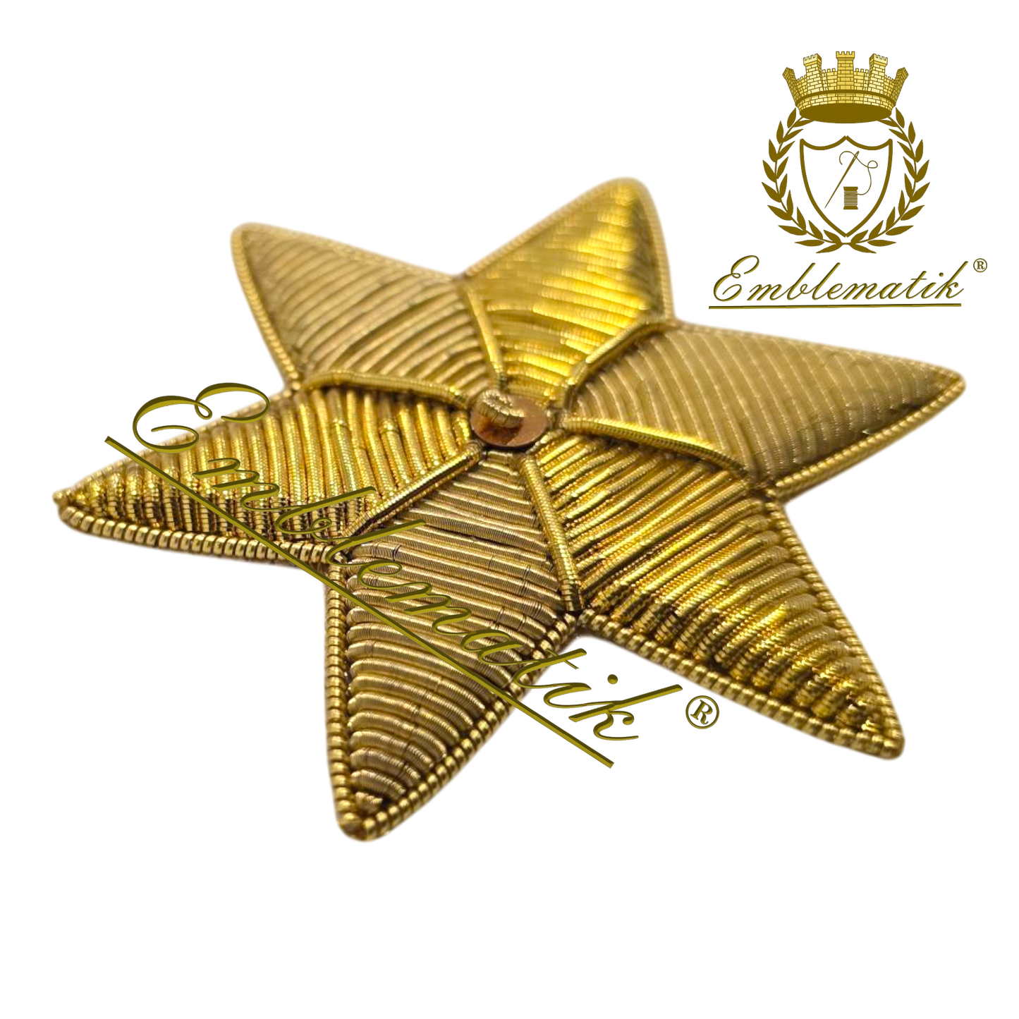 Bullion Embroidered Star