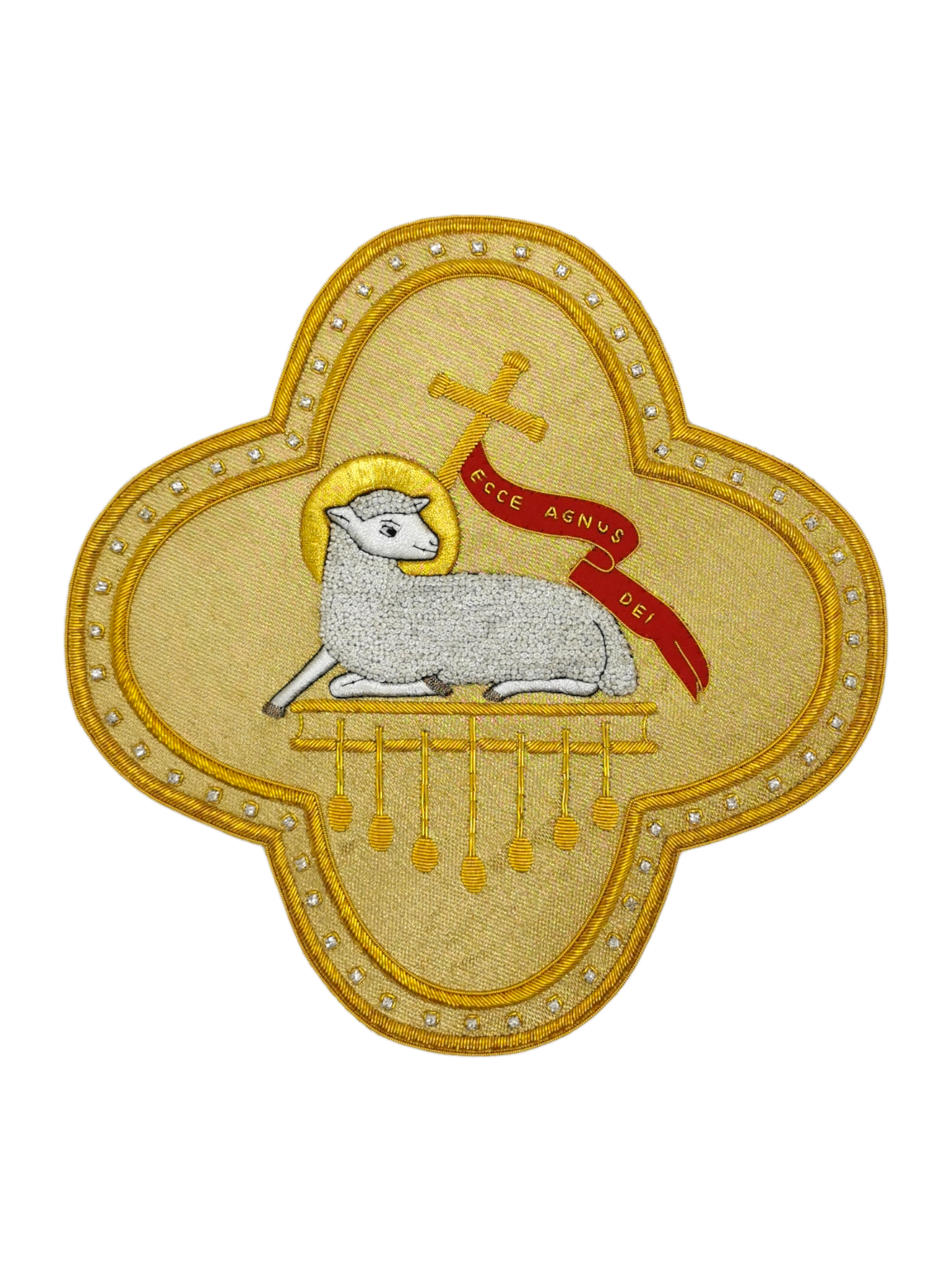 Hand Embroidered (Agnus Dei) Emblem