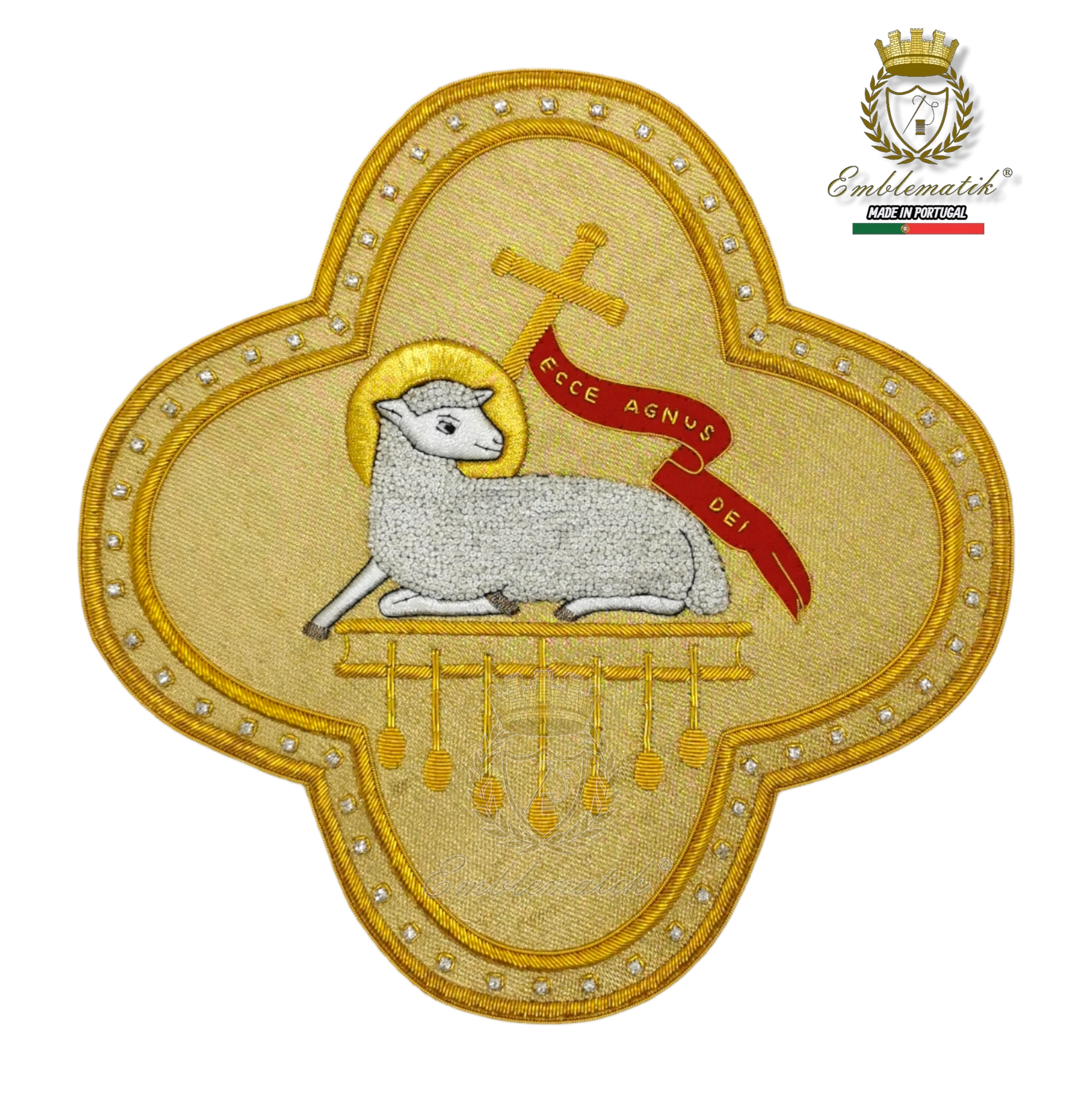 Hand Embroidered (Agnus Dei) Emblem