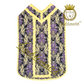 Floral Purple Roman Chasuble Low Mass Set