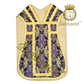 Floral Purple Roman Chasuble Low Mass Set