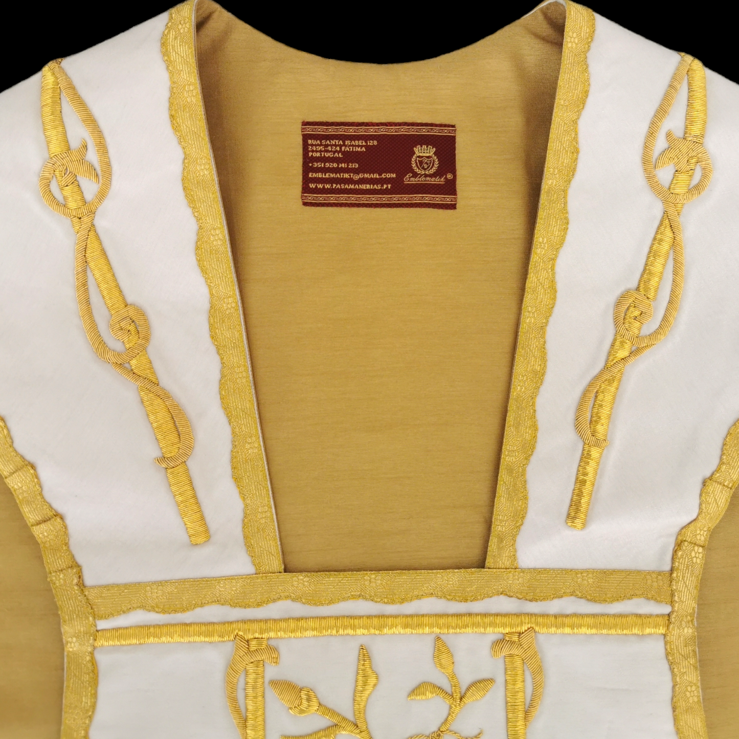 Hand Embroidered French Chasuble