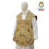 Emblematik by Pasamanerias y Bordados gold chasuble with intricate floral embroidery in silk and metallic threads.