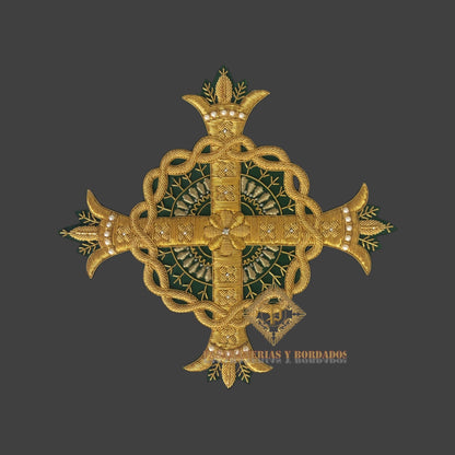 Elegant Design Cross for Liturgical Vestments