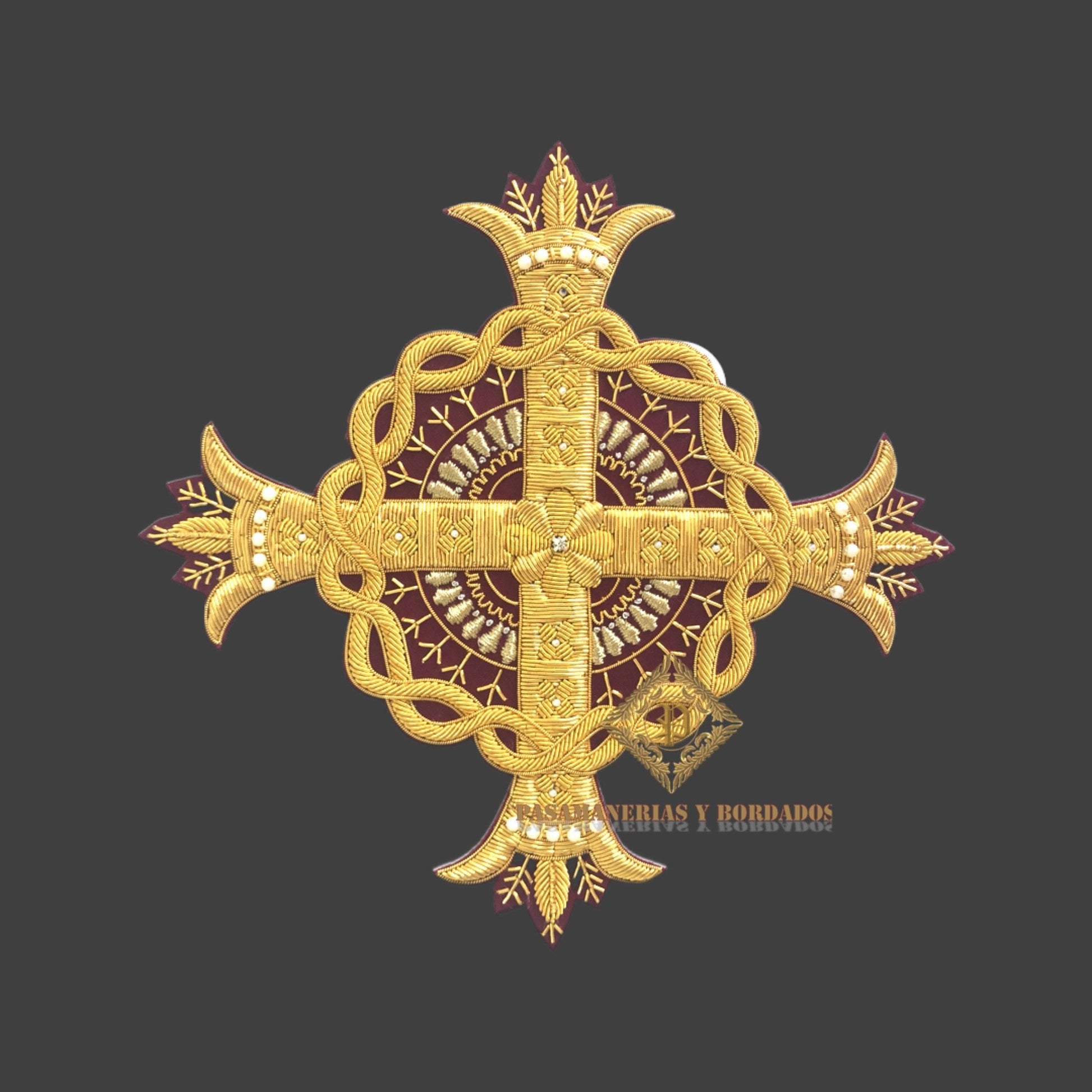 Elegant Design Cross for Liturgical Vestments