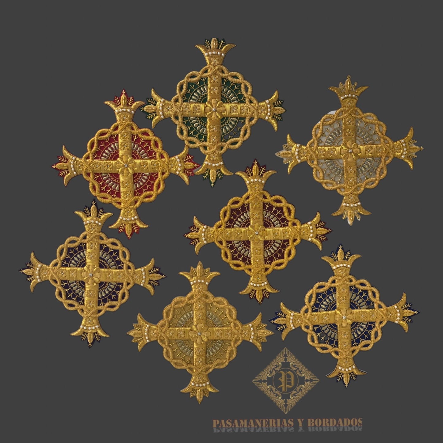 Elegant Design Cross for Liturgical Vestments