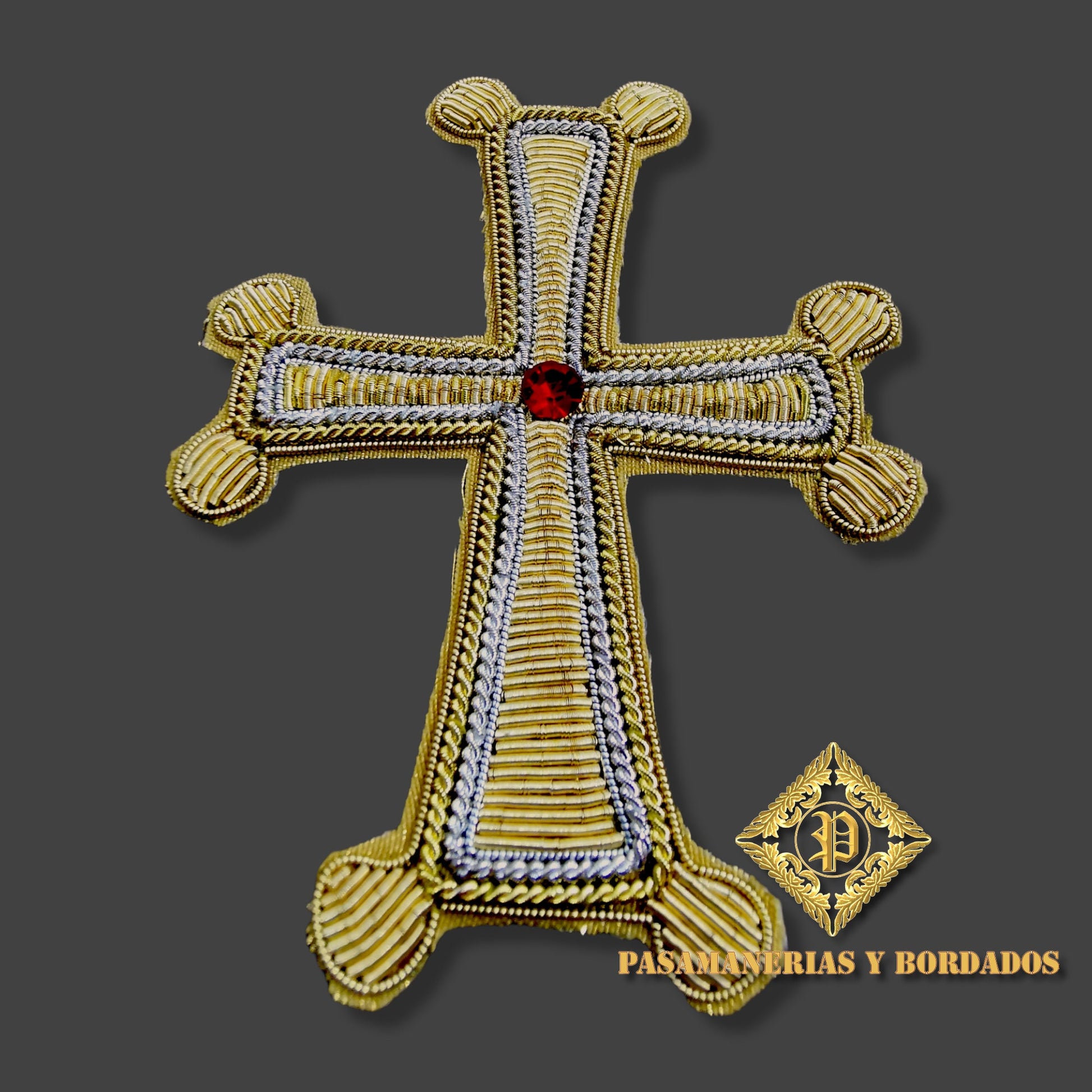 Liturgical Cross Handmade Embroidered